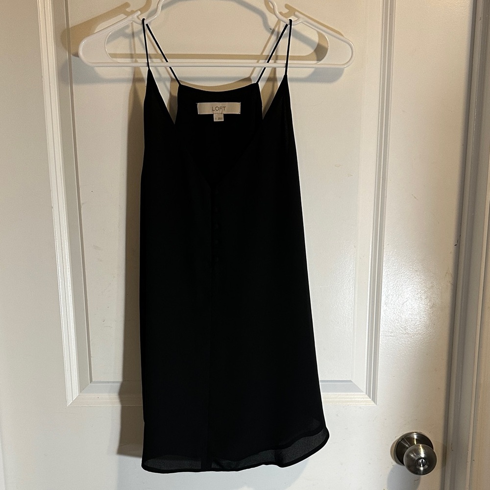 LOFT Black Camisole Top